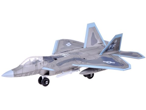 Zestaw klocków samolot odrzutowiec model F-22 1:100 ZA5027 Zestaw klocków samolot odrzutowiec model F-22 1:100 ZA5027