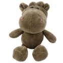 LEAN TOYS Pluszowa Maskotka Przytulanka Hipopotam Z Przyssawką Brązowy 23 x 12 cm LEAN TOYS Pluszowa Maskotka Przytulanka Hipopotam Z Przyssawką Brązowy 23 x 12 cm