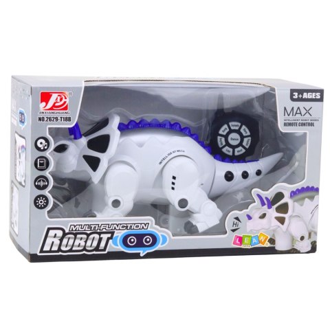 LEAN Toys Inteligentny Robot Dinozaur RC Zdalnie Sterowany Triceratops LEAN Toys Inteligentny Robot Dinozaur RC Zdalnie Sterowany Triceratops