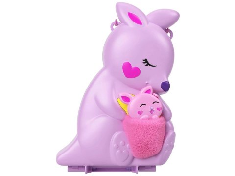 Zestaw Polly Pocket Torebka kangurek składany domek figurki ZA6048 Zestaw Polly Pocket Torebka kangurek składany domek figurki ZA6048