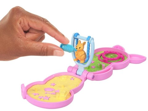 Zestaw Polly Pocket Torebka kangurek składany domek figurki ZA6048 Zestaw Polly Pocket Torebka kangurek składany domek figurki ZA6048