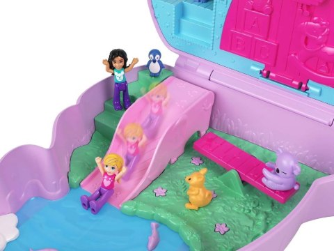 Zestaw Polly Pocket Torebka kangurek składany domek figurki ZA6048 Zestaw Polly Pocket Torebka kangurek składany domek figurki ZA6048