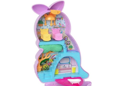 Zestaw Polly Pocket Torebka kangurek składany domek figurki ZA6048 Zestaw Polly Pocket Torebka kangurek składany domek figurki ZA6048