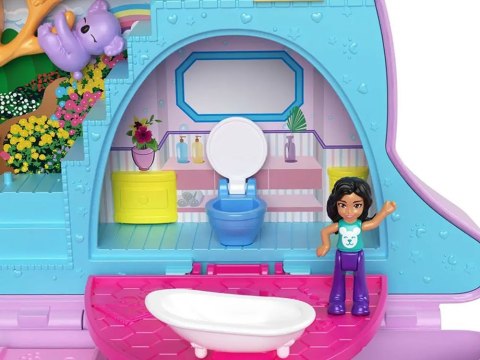 Zestaw Polly Pocket Torebka kangurek składany domek figurki ZA6048 Zestaw Polly Pocket Torebka kangurek składany domek figurki ZA6048