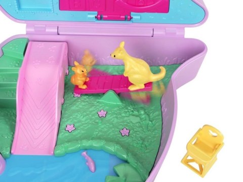 Zestaw Polly Pocket Torebka kangurek składany domek figurki ZA6048 Zestaw Polly Pocket Torebka kangurek składany domek figurki ZA6048