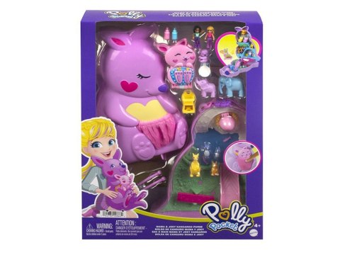 Zestaw Polly Pocket Torebka kangurek składany domek figurki ZA6048 Zestaw Polly Pocket Torebka kangurek składany domek figurki ZA6048