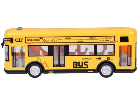 Żółty imprezowy autobus otwierane drzwi dźwięki światła muzyka ZA5222 Żółty imprezowy autobus otwierane drzwi dźwięki światła muzyka ZA5222