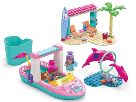 Klocki 121-elementów MEGA Barbie Color Reveal Przygoda z delfinami ZA5425 Klocki 121-elementów MEGA Barbie Color Reveal Przygoda z delfinami ZA5425