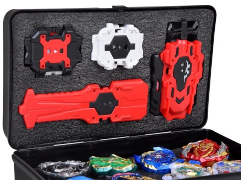 Duży zestaw wyrzutnia 8 dysków bączków GYRO spinner walizka ZA5462 Duży zestaw wyrzutnia 8 dysków bączków GYRO spinner walizka ZA5462
