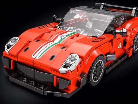 Klocki techniczne Supersportowe auto CZERWONE spojler 413-ele ZA5261 Klocki techniczne Supersportowe auto CZERWONE spojler 413-ele ZA5261