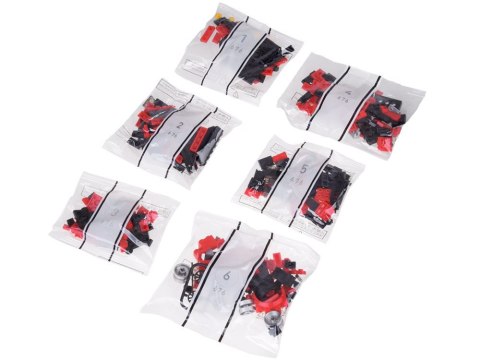 Klocki techniczne Supersportowe auto CZERWONE spojler 413-ele ZA5261 Klocki techniczne Supersportowe auto CZERWONE spojler 413-ele ZA5261