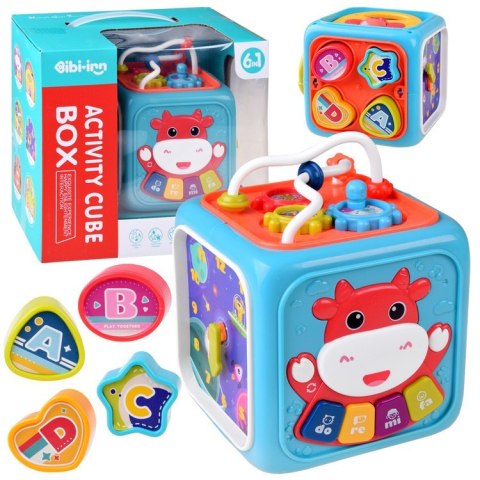 Kostka interaktywna edukacyjna pianinko przeplatanka sorter ZA4275 NI Kostka interaktywna edukacyjna pianinko przeplatanka sorter ZA4275 NI