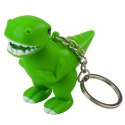 LEAN TOYS Brelok Do Kluczy Plecaka Dinozaur Latarka LED Dźwięki Mix Kolor