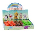 LEAN TOYS Brelok Do Kluczy Plecaka Dinozaur Latarka LED Dźwięki Mix Kolor