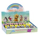 LEAN TOYS Brelok Do Kluczy Plecaka Kotek Latarka LED Dźwięki Mix Kolor