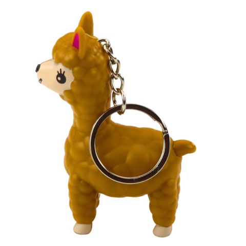 LEAN TOYS Brelok Do Kluczy Plecaka Lama Alpaka Latarka LED Dźwięki LEAN TOYS Brelok Do Kluczy Plecaka Lama Alpaka Latarka LED Dźwięki