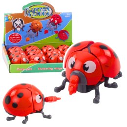 LEAN TOYS Nakręcana Zabawka Biedronka Porusza Kończynami Skrzydełkami