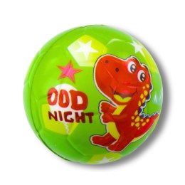 LEAN TOYS Piłka Do Odbijania Ugniatania Piankowa Piłeczka Dinozaury Kolorowe 10cm