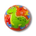 LEAN TOYS Piłka Do Odbijania Ugniatania Piankowa Piłeczka Dinozaury Kolorowe 10cm