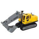 LEAN Toys Ciężarówka Laweta Koparka Gąsienicowa Ruchoma Światła Dźwięki Żółta