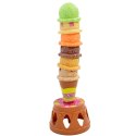 LEAN Toys Gra Zręcznościowa Wieża Lodów Gałki Kolorowe 17 el.