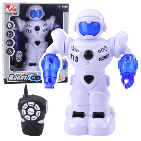 LEAN Toys Inteligentny Robot Zdalnie Sterowany RC Pilot Światla Dźwięki LEAN Toys Inteligentny Robot Zdalnie Sterowany RC Pilot Światla Dźwięki