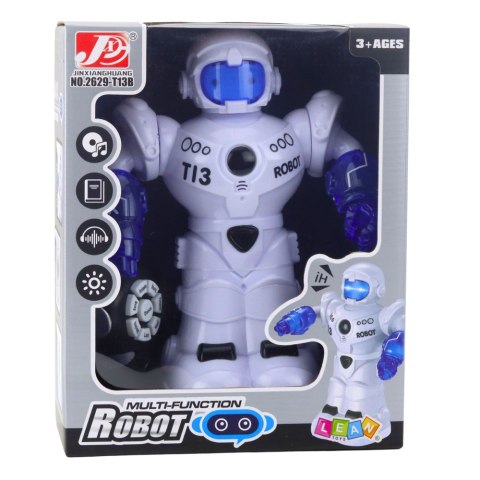 LEAN Toys Inteligentny Robot Zdalnie Sterowany RC Pilot Światla Dźwięki LEAN Toys Inteligentny Robot Zdalnie Sterowany RC Pilot Światla Dźwięki