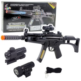 LEAN Toys Karabin Zabawkowy Dla Dzieci Świetlno Dźwiękowy 73cm