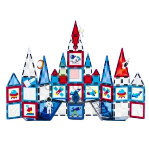 LEAN Toys Klocki Konstrukcyjne Magnetyczne Okienka Kosmiczne 90 el. LEAN Toys Klocki Konstrukcyjne Magnetyczne Okienka Kosmiczne 90 el.