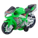 LEAN Toys Motor Wyścigowy Ścigacz Napęd Światła Dźwięki Zielony