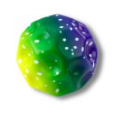 LEAN Toys Piłeczka Z Wgłębieniami Do Odbijania Ugniatania Piankowa Kolorowa 10cm