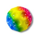 LEAN Toys Piłeczka Z Wgłębieniami Do Odbijania Ugniatania Piankowa Kolorowa 10cm
