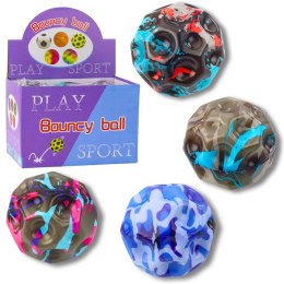 LEAN Toys Piłeczka Z Wgłębieniami Do Odbijania Ugniatania Piankowa Plamy 9cm