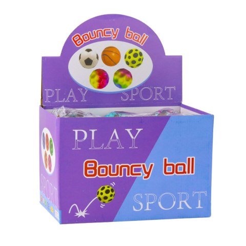 LEAN Toys Piłeczka Z Wgłębieniami Do Odbijania Ugniatania Piankowa Plamy 9cm LEAN Toys Piłeczka Z Wgłębieniami Do Odbijania Ugniatania Piankowa Plamy 9cm