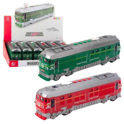 LEAN Toys Pociąg Zabawkowy Efekty Świetlne Dźwięki Melodie Światła Para Wodna LEAN Toys Pociąg Zabawkowy Efekty Świetlne Dźwięki Melodie Światła Para Wodna