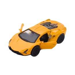 LEAN Toys Samochód Sportowy Metalowy Z Napędem Światła Dźwięki Mix