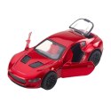 LEAN Toys Samochód Sportowy Metalowy Z Napędem Światła Dźwięki Mix