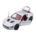 LEAN Toys Samochód Sportowy Metalowy Z Napędem Światła Dźwięki Mix