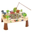 LEAN Toys Stolik Do Łowienia Dinozaurów Elektryczny Obrotowa Tarcza Dźwięki