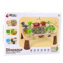 LEAN Toys Stolik Do Łowienia Dinozaurów Elektryczny Obrotowa Tarcza Dźwięki