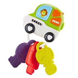 LEAN Toys Zabawka Interaktywna Autko Gryzak Klucze Dla Malucha Światła Dźwięki