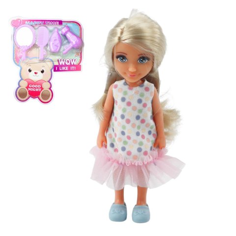LEAN Toys Zestaw Laleczka Ankiki Łóżeczko Toaletka Z Lustrem Akcesoria LEAN Toys Zestaw Laleczka Ankiki Łóżeczko Toaletka Z Lustrem Akcesoria
