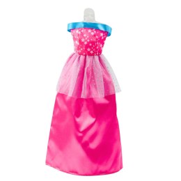 LEAN Toys Zestaw Sukienki Dla Lalek Anlili Buty Torebka Korony Akcesoria 8 el.