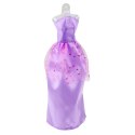 LEAN Toys Zestaw Sukienki Dla Lalek Anlili Buty Torebka Korony Akcesoria 9 el.