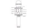 Mikrofon bezprzewodowy karaoke głośnik modulacja głosu bluetooth IN0136