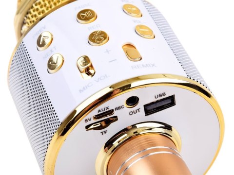 Mikrofon bezprzewodowy karaoke głośnik modulacja głosu bluetooth IN0136 Mikrofon bezprzewodowy karaoke głośnik modulacja głosu bluetooth IN0136