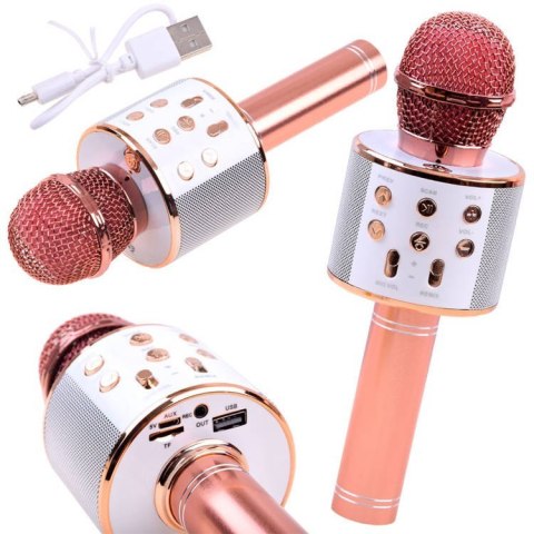 Mikrofon bezprzewodowy karaoke głośnik modulacja głosu bluetooth IN0136 Mikrofon bezprzewodowy karaoke głośnik modulacja głosu bluetooth IN0136
