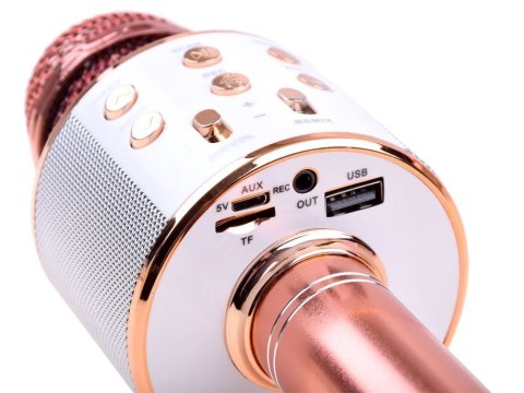 Mikrofon bezprzewodowy karaoke głośnik modulacja głosu bluetooth IN0136 Mikrofon bezprzewodowy karaoke głośnik modulacja głosu bluetooth IN0136