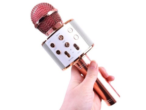 Mikrofon bezprzewodowy karaoke głośnik modulacja głosu bluetooth IN0136 Mikrofon bezprzewodowy karaoke głośnik modulacja głosu bluetooth IN0136