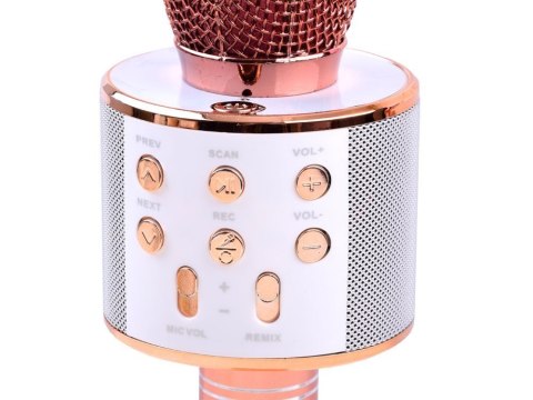 Mikrofon bezprzewodowy karaoke głośnik modulacja głosu bluetooth IN0136 Mikrofon bezprzewodowy karaoke głośnik modulacja głosu bluetooth IN0136